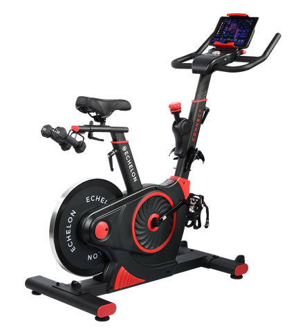 ECHELON EX3 Smart Connect Upright Exercise Bike (Red)