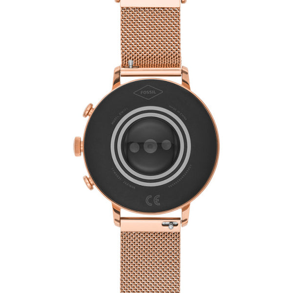 FOSSIL Gen 4 Smartwatch - Venture HR Rose Gold-Tone Stainless Steel Me –  The Wearables Store