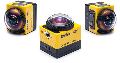 KODAK Pix Pro SP360 Action Camera Aqua Sport Accesory Pack - Yellow