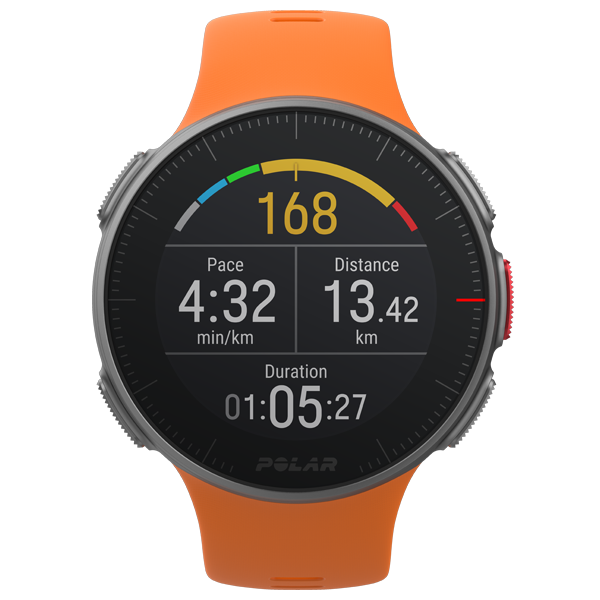 POLAR Vantage V Orange with HR Monitor